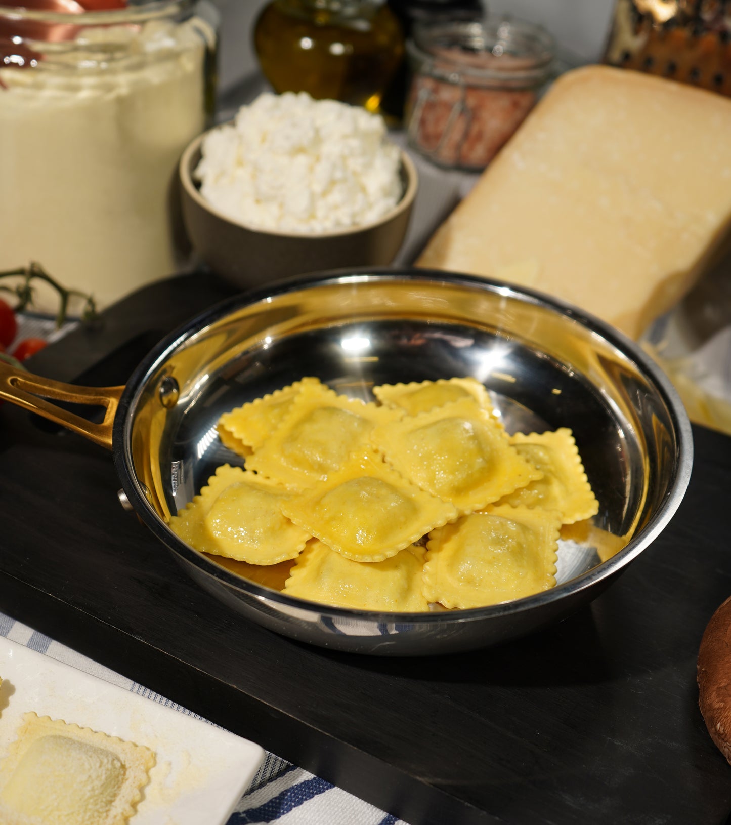 Four Cheese & Spinach Ravioli