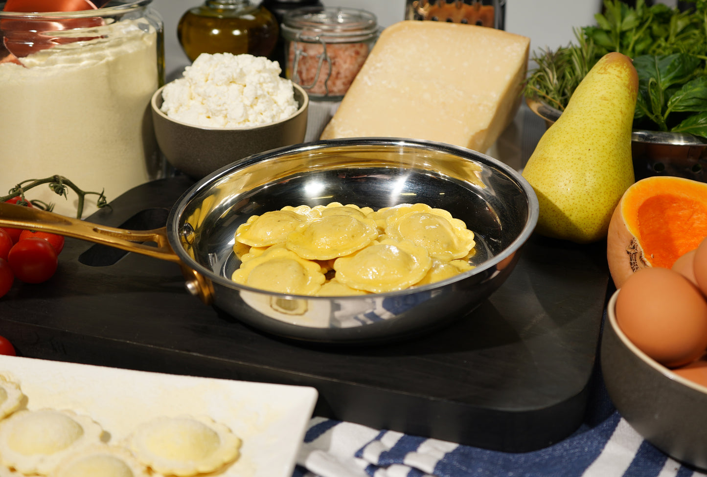 Honey Glazed Butternut Squash Ravioli