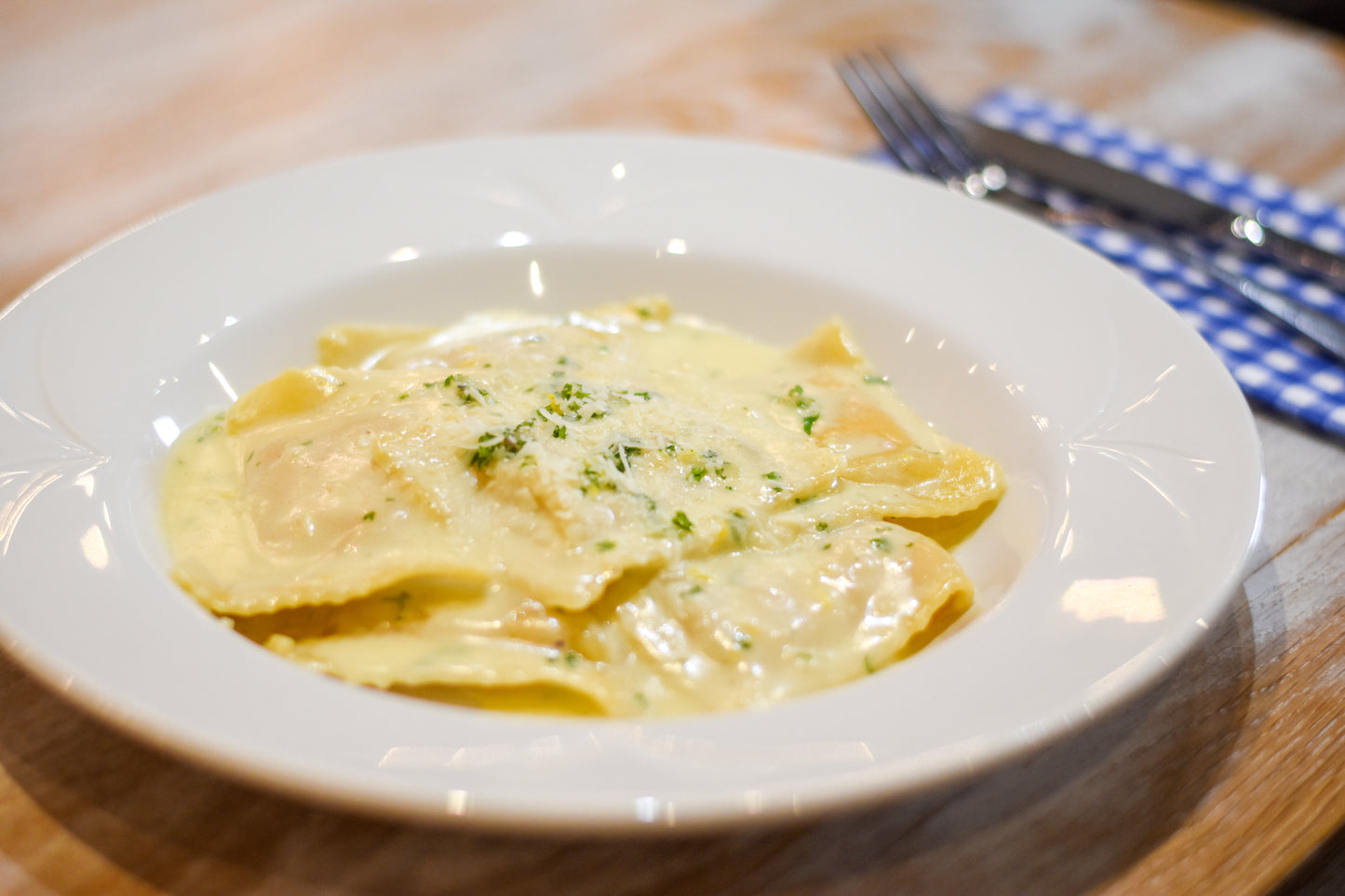 Creamy Crab & Lobster Ravioli