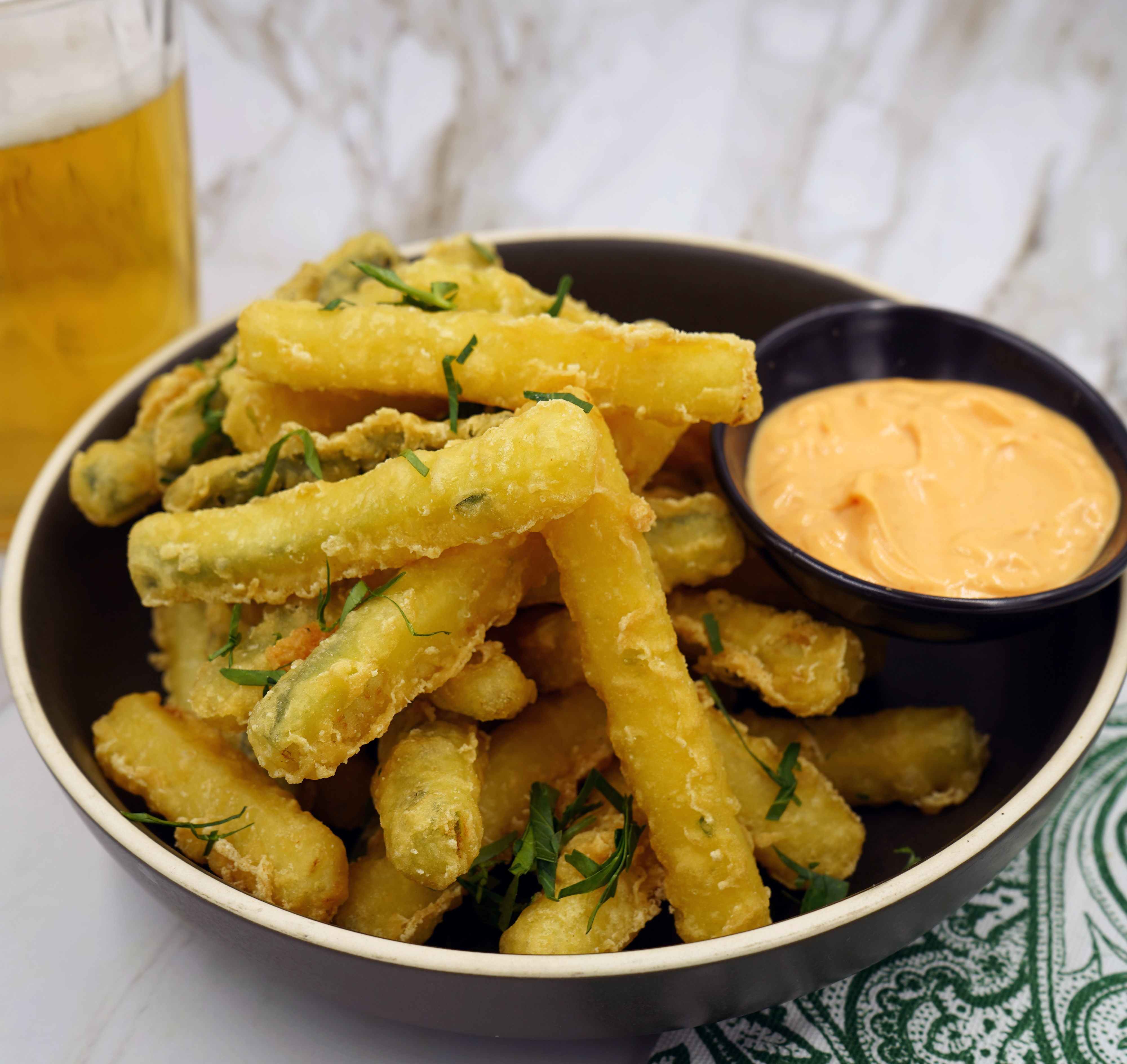 ヒギンズチーフチャレンジ Tempura Battered Zucchini Fries – Teja Food Group