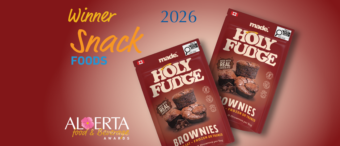 Made Holy Fudge Brownies Recognized at the Alberta Food & Beverage Awards