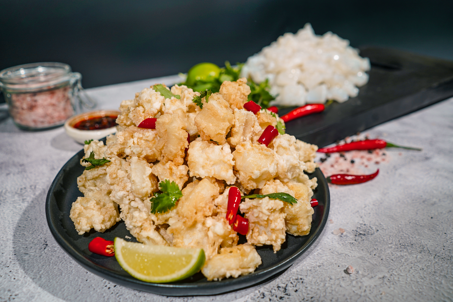 Humboldt Squid Pineapple Cut