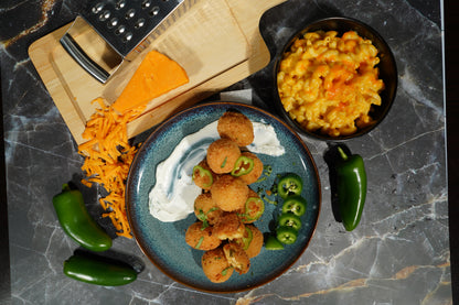 Jalapeno Breaded Mac & Cheese Croquette