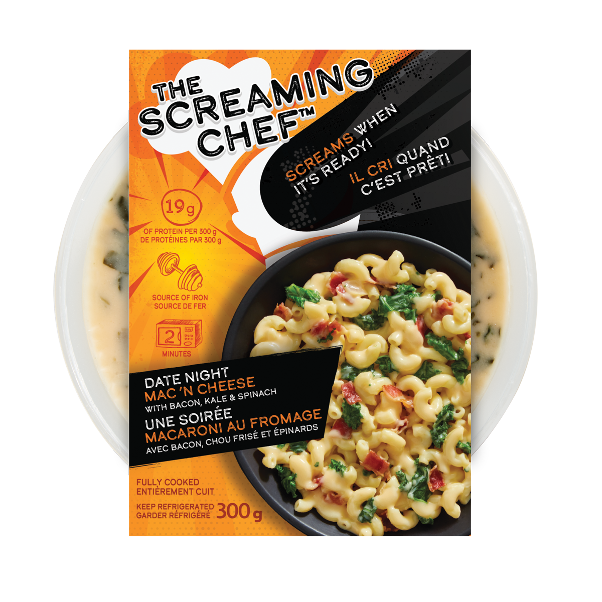 Mac 'N' Cheese w/Bcn & Veg