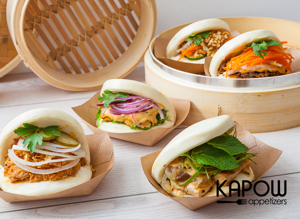 An authentic clam-shaped steam bun ready to fill with your favourite ingredients.  Great for appetizer or main course applications.  Your customers will be impressed with this traditional Chinese delight.